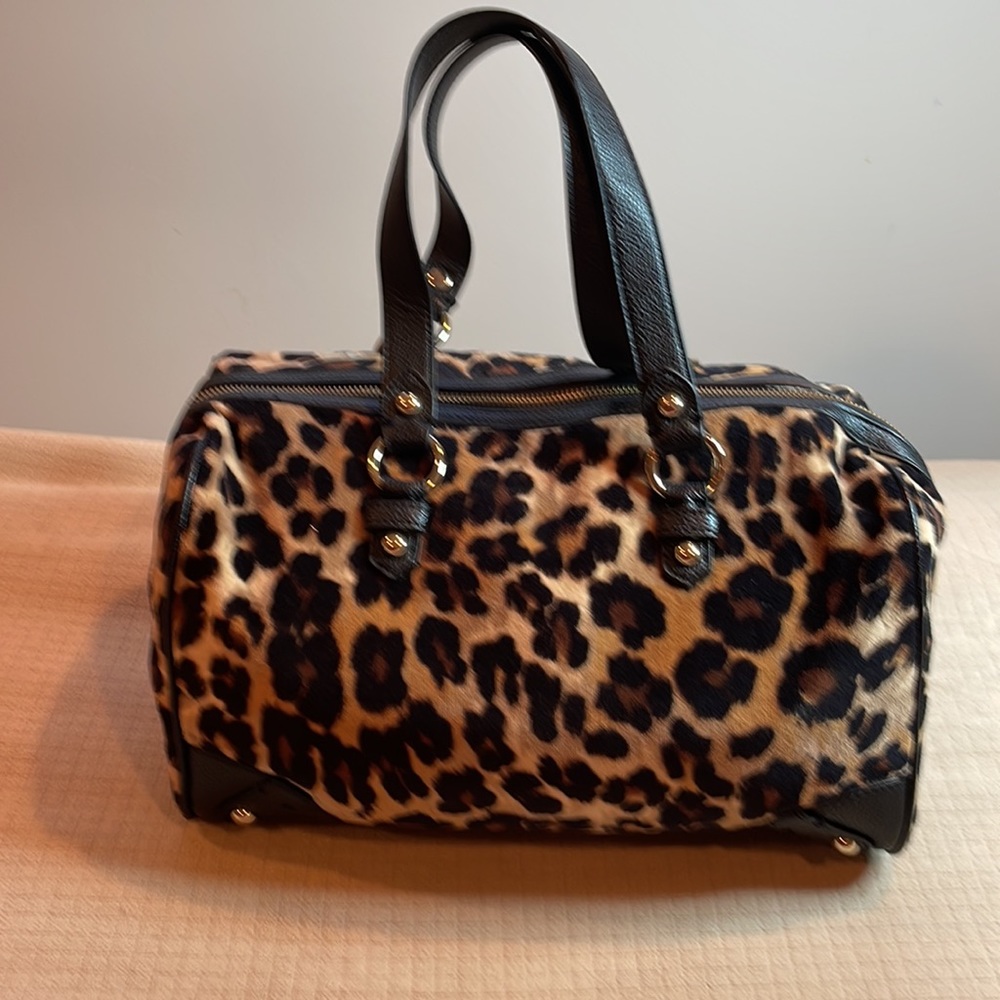 Vintage Juicy Couture Animal Print Duffle - Picture 2 of 6
